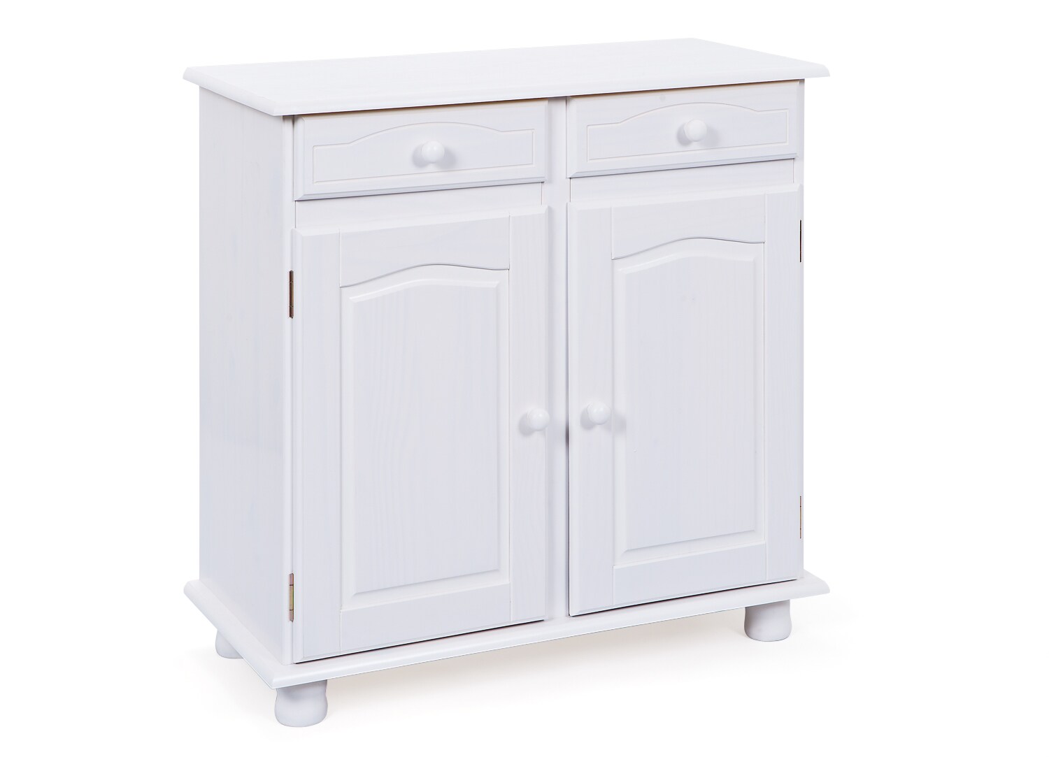 Inter Link Kommode Abaco mit 2 T&uuml;ren und Schubladen - versch. Farben - Weiss 