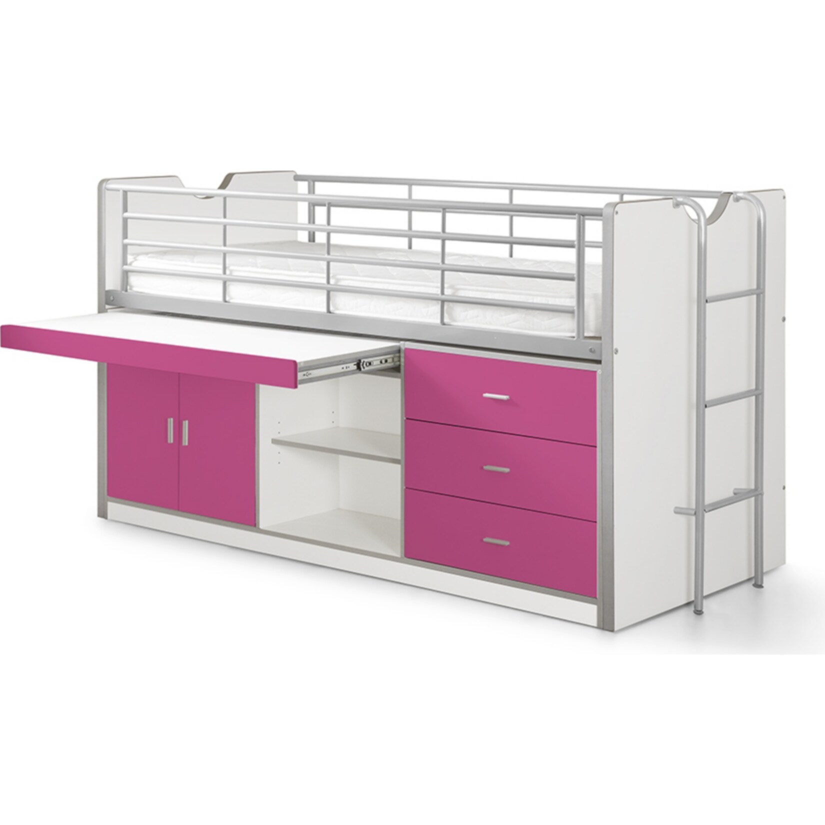 Vipack Hochbett Bonny BONHS95, fuchsia 