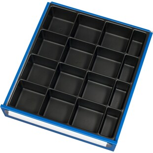 Einteilungs-Set für Rau Werkbank-Schubladen für Schubladen 120+ mm 