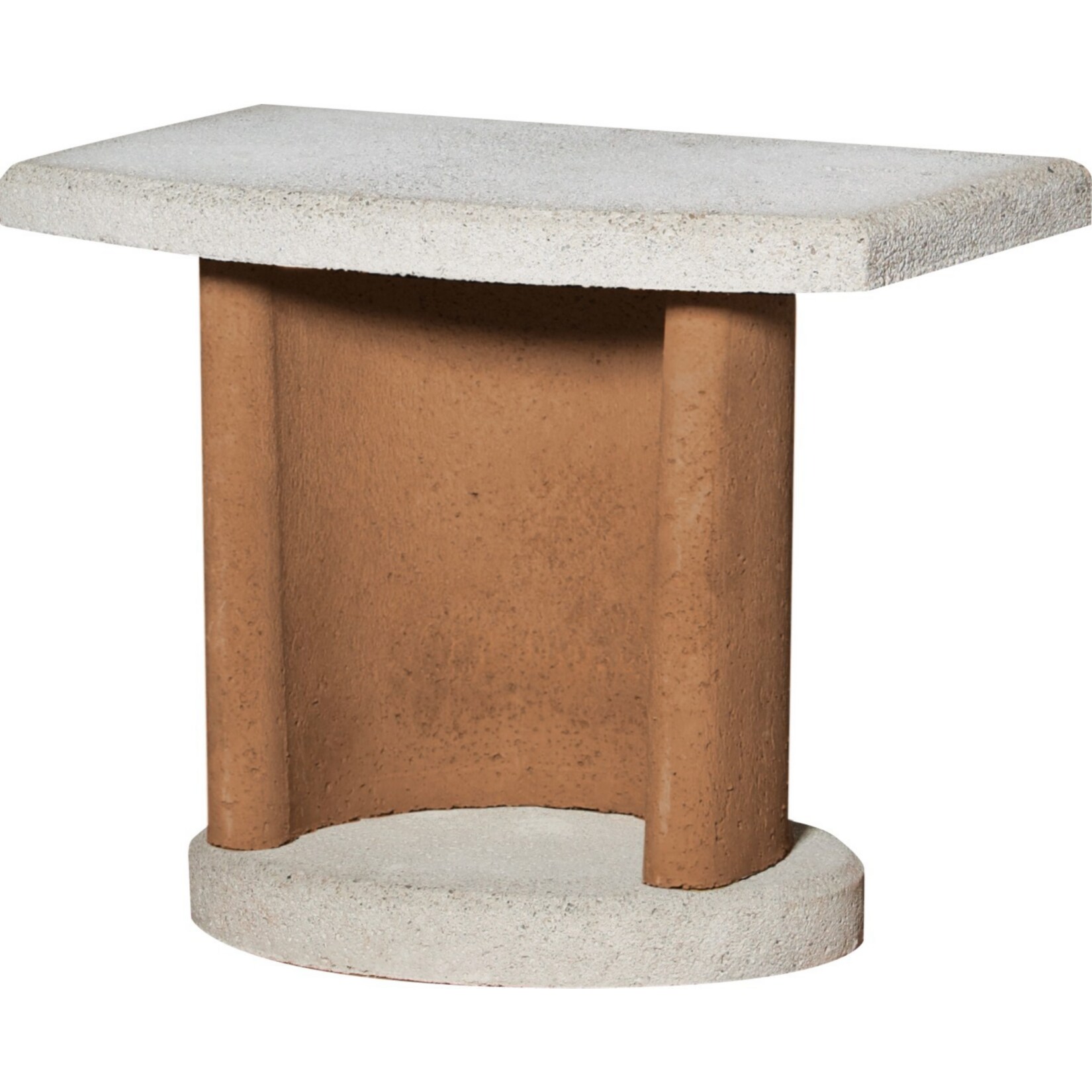 Buschbeck Georgia Beistelltisch, terra-wei&szlig; 