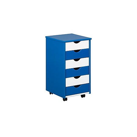 Inter Link ABC Rollcontainer Beppo blau/weiss 