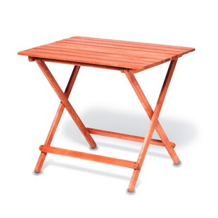 Beistelltisch aus Eukalyptusholz, klappbar 