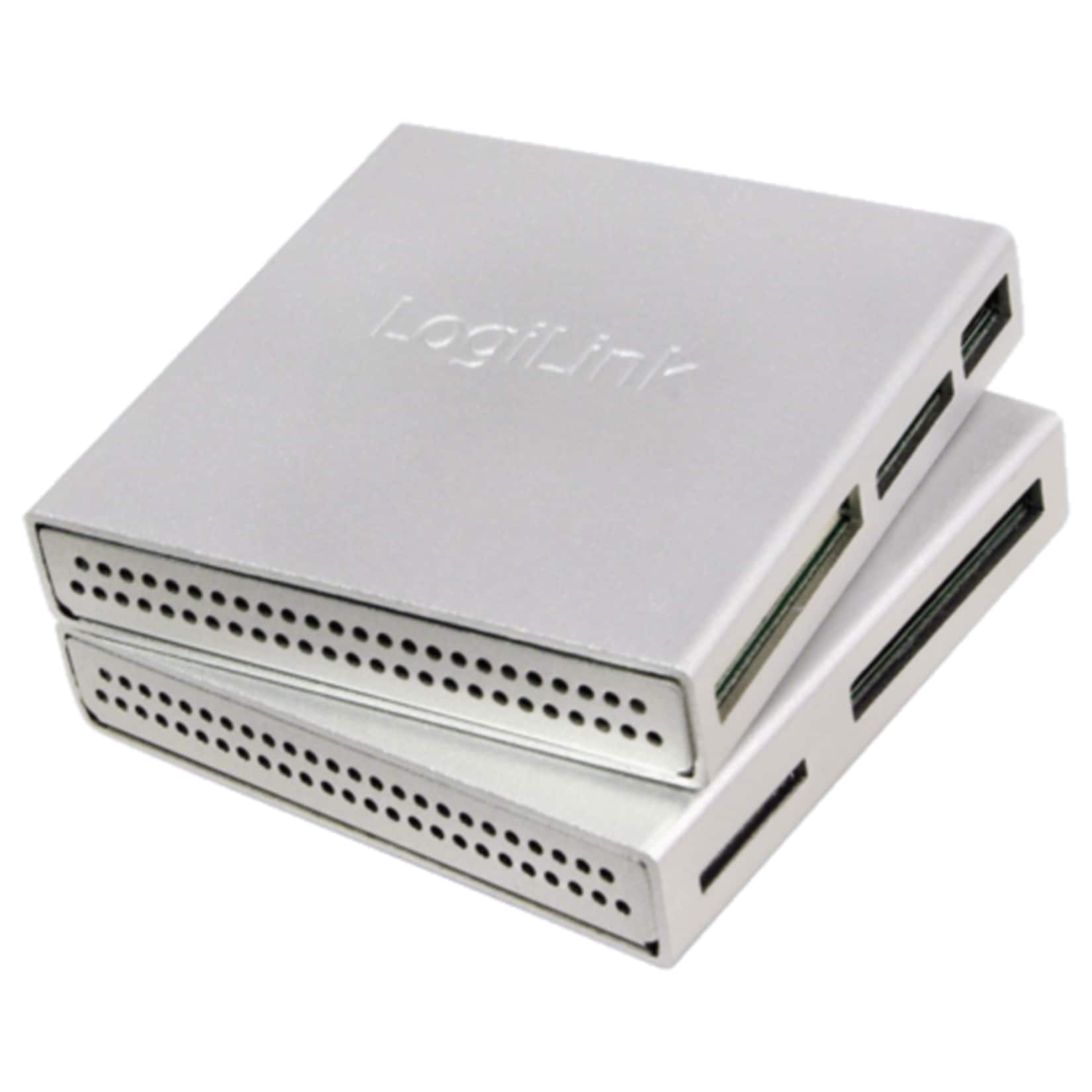 LogiLink CR0018 All-in-One Cardreader USB 2.0 - silber 