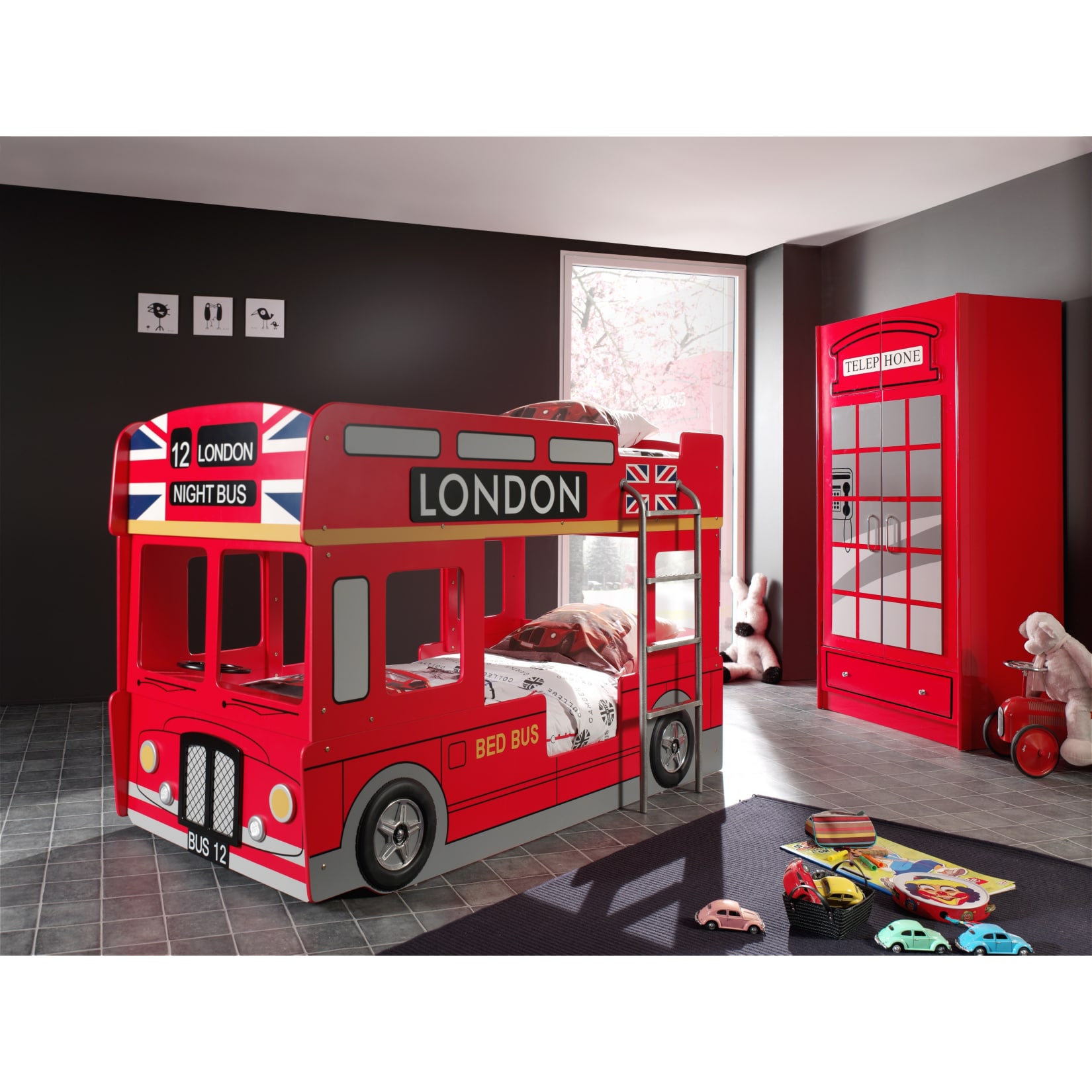 Vipack Etagenbett London Bus 