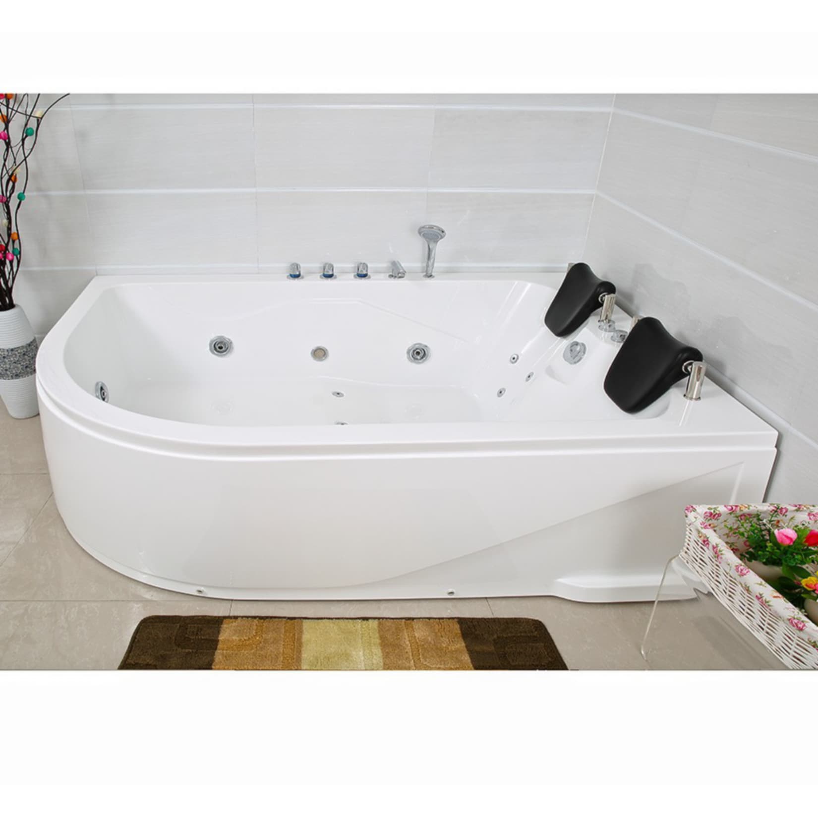 Home Deluxe Whirlpool Blue Ocean XL, Anschlag links 
