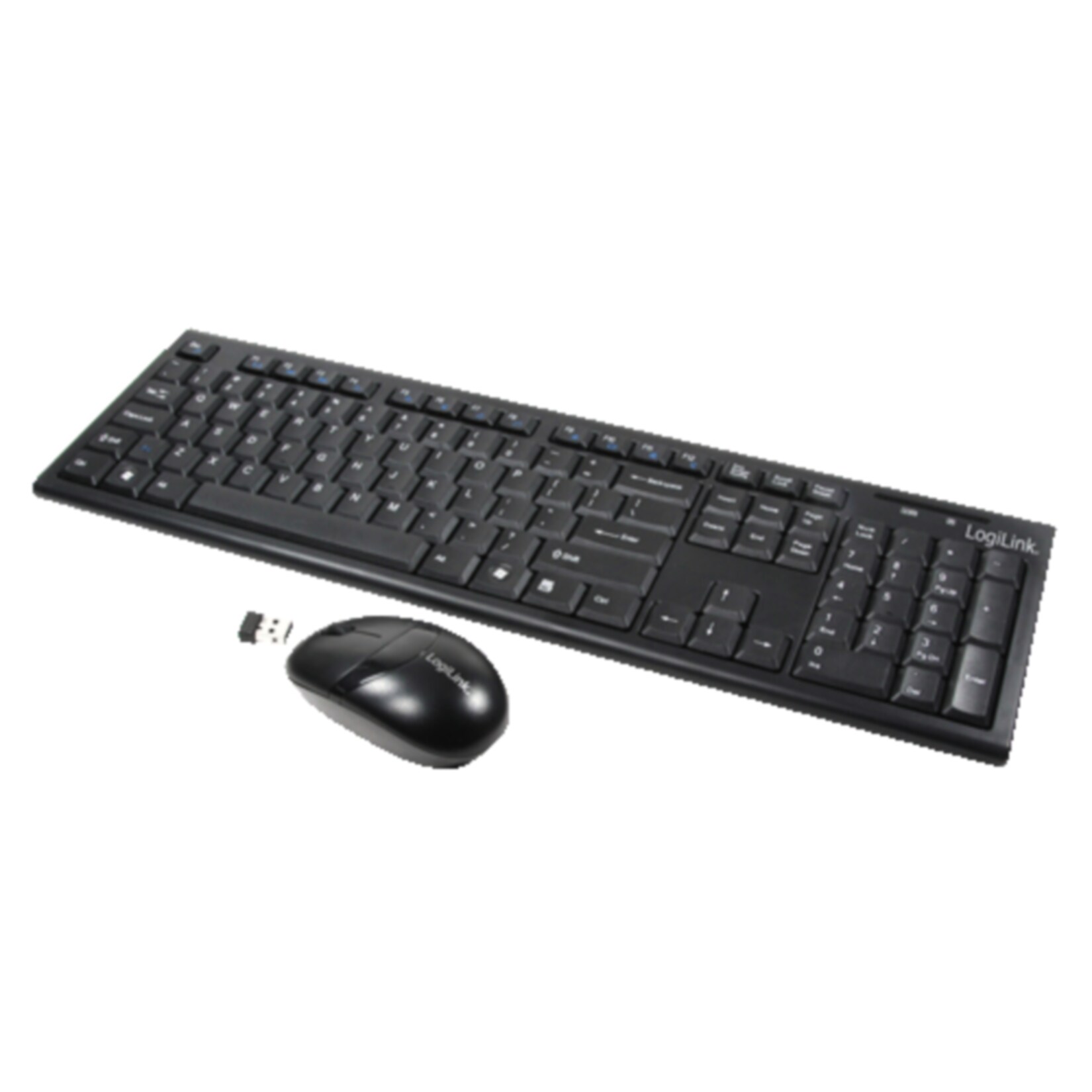 LogiLink ID0104 Tastatur Maus Kombination Funk - schwarz 
