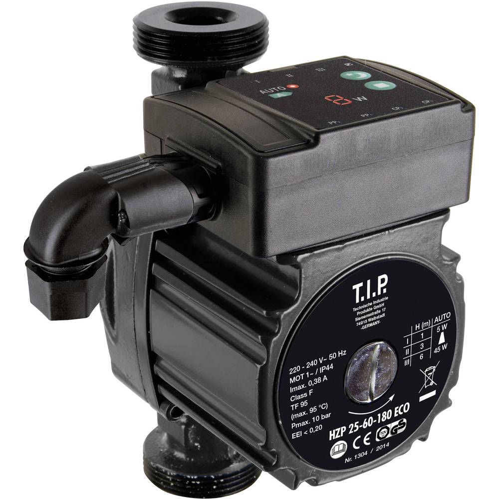 T.I.P. Heizungszirkulationspumpe HZP 25-60-180 ECO 