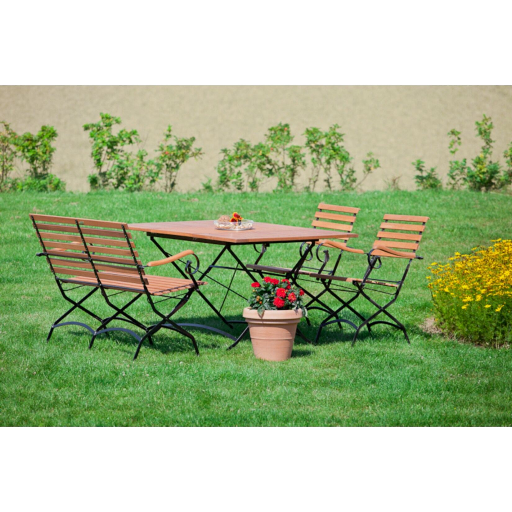 Merxx Tischgruppe Schlossgarten III, 4-tlg. 