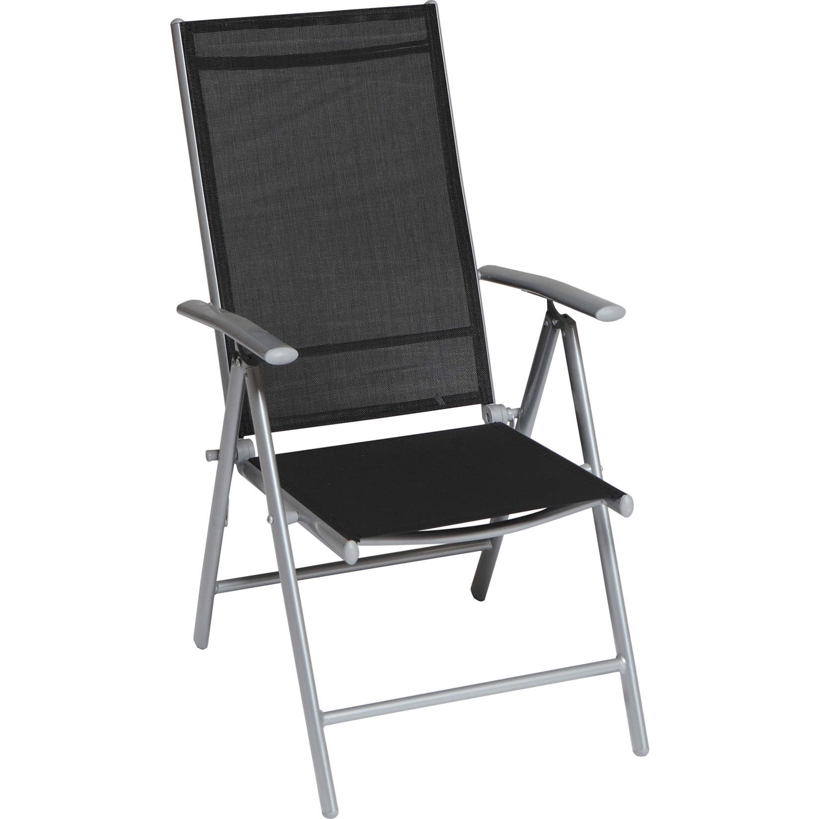 Merxx Alu Klappsessel Amalfi, schwarz 