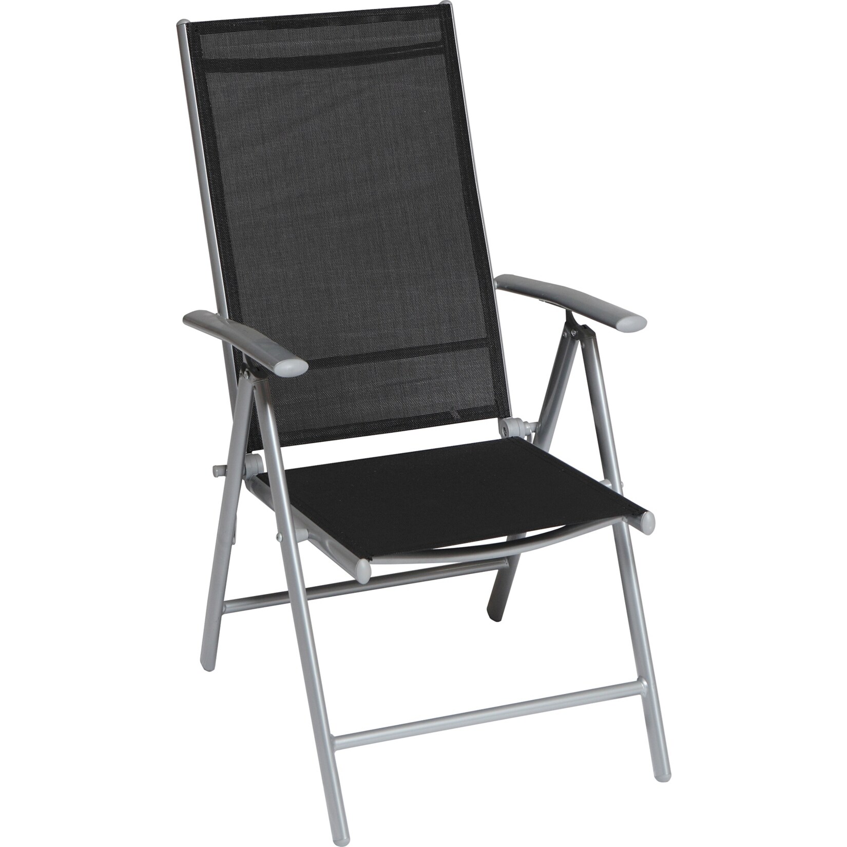 Merxx Alu Klappsessel Amalfi, schwarz