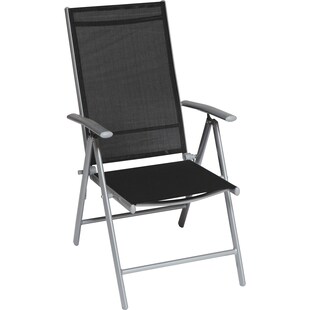 Merxx Alu Klappsessel Amalfi, schwarz 