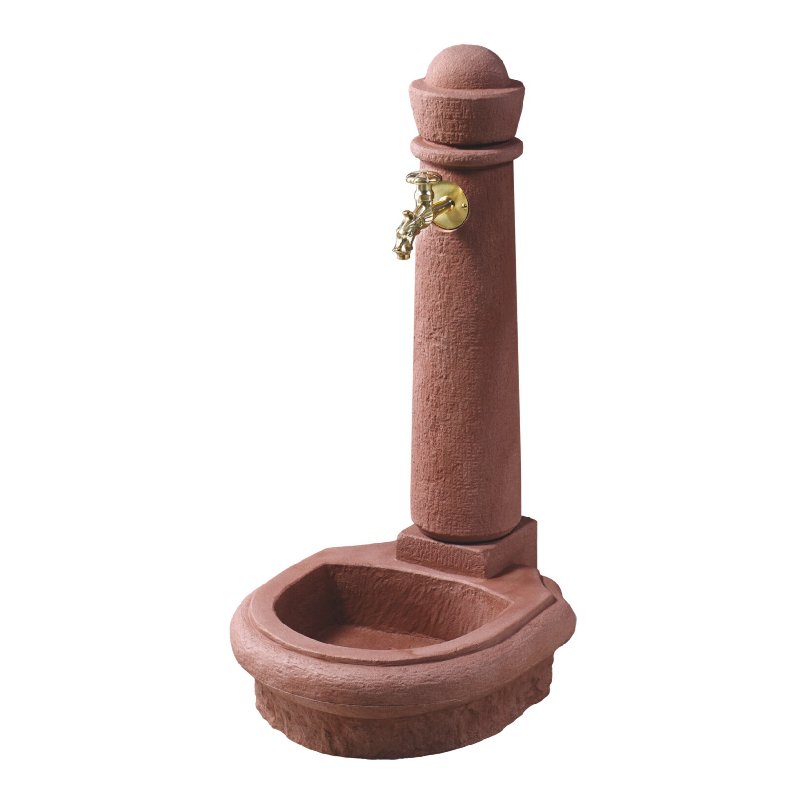 Garantia VENEZIA Steinbrunnen aus Kunststoff, redstone