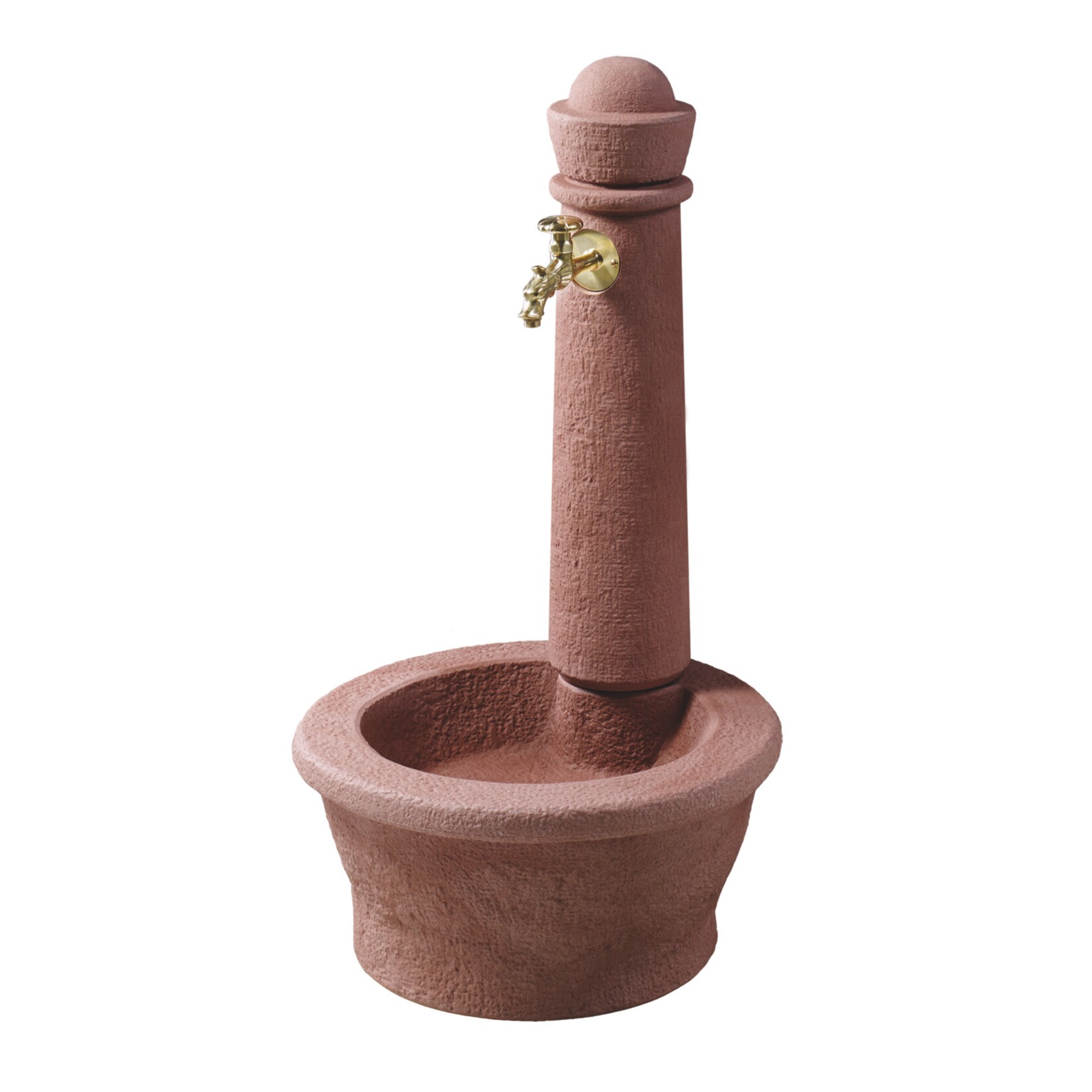 Garantia ROMA Steinbrunnen aus Kunststoff, redstone