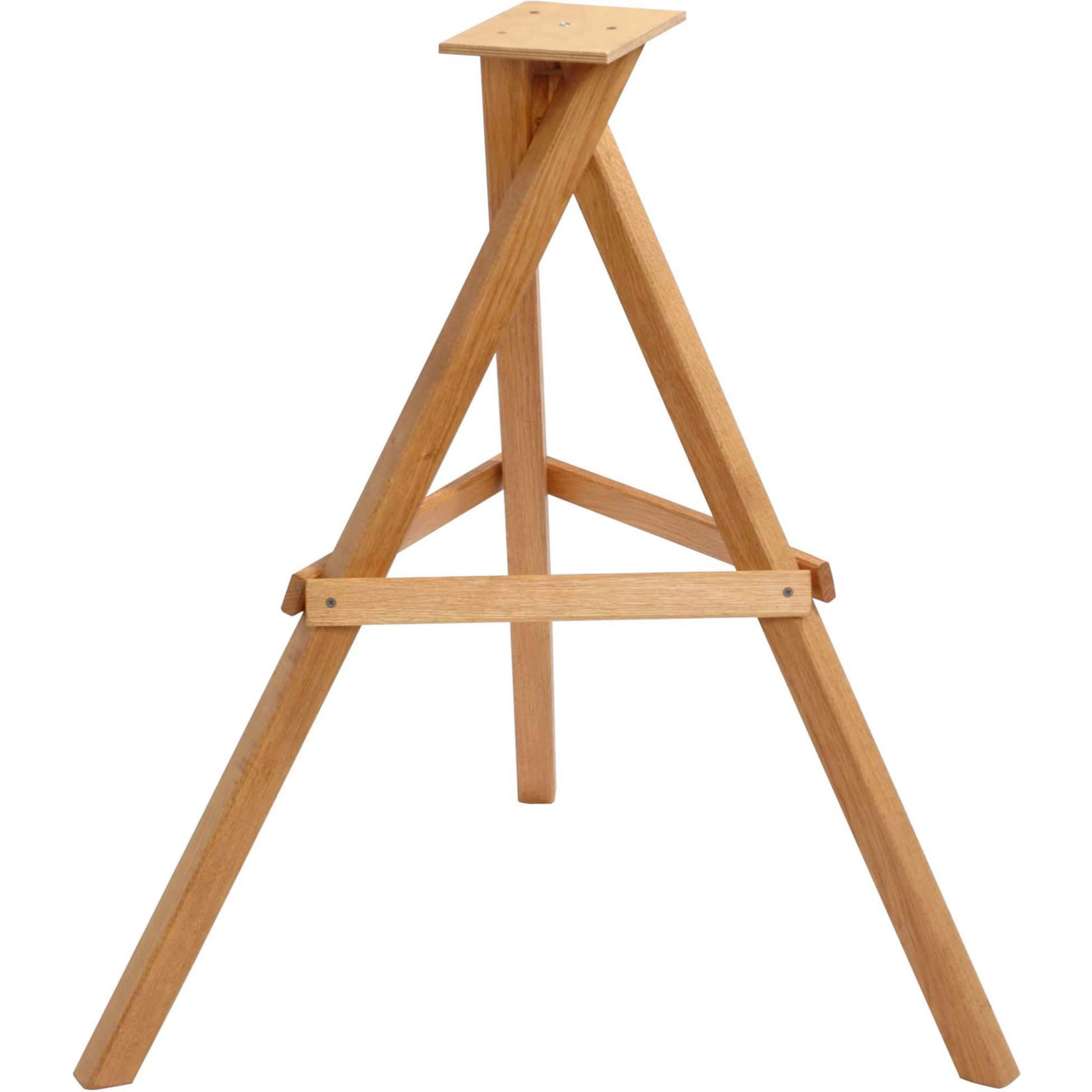 Massiver Eichenholz-Vogelhaus-St&auml;nder (ge&ouml;lte Eiche) Futterhausst&auml;nder 