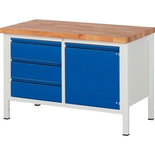 Rau Werkbank Serie Basic 8 Modell 8468, B 125 x H 84 x T 70 cm 