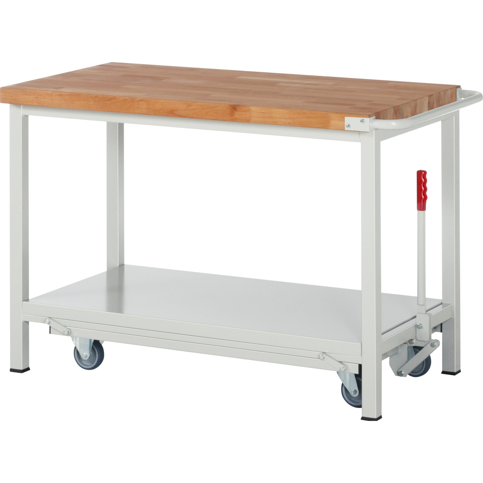 Rau Werkbank mit absenkbarem Fahrgestell Modell 8000-6 