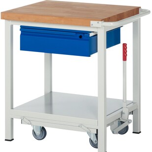 Rau Werkbank mit absenkbarem Fahrgestell Modell 8001-6 
