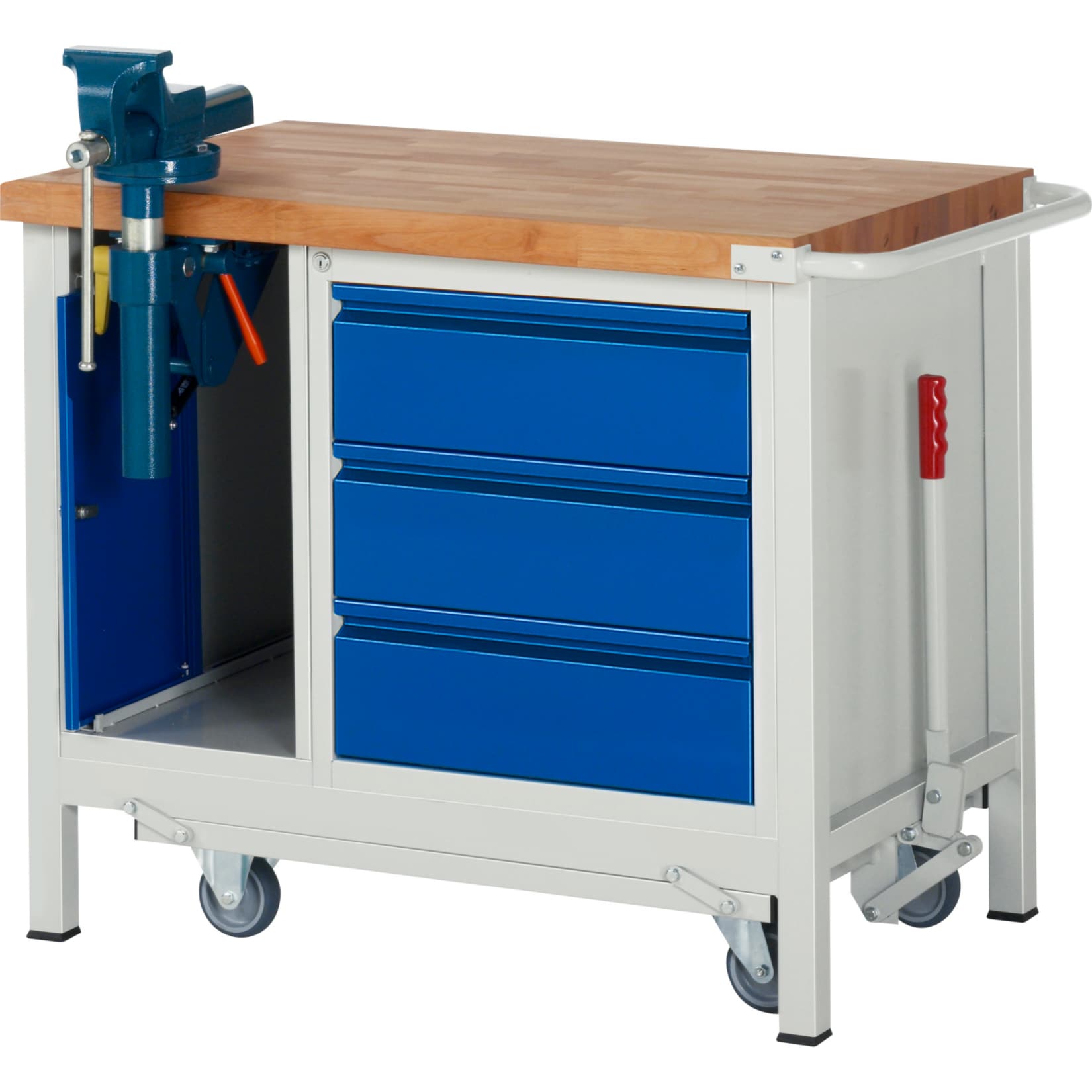 Rau Werkbank mit absenkbarem Fahrgestell Modell 8183 