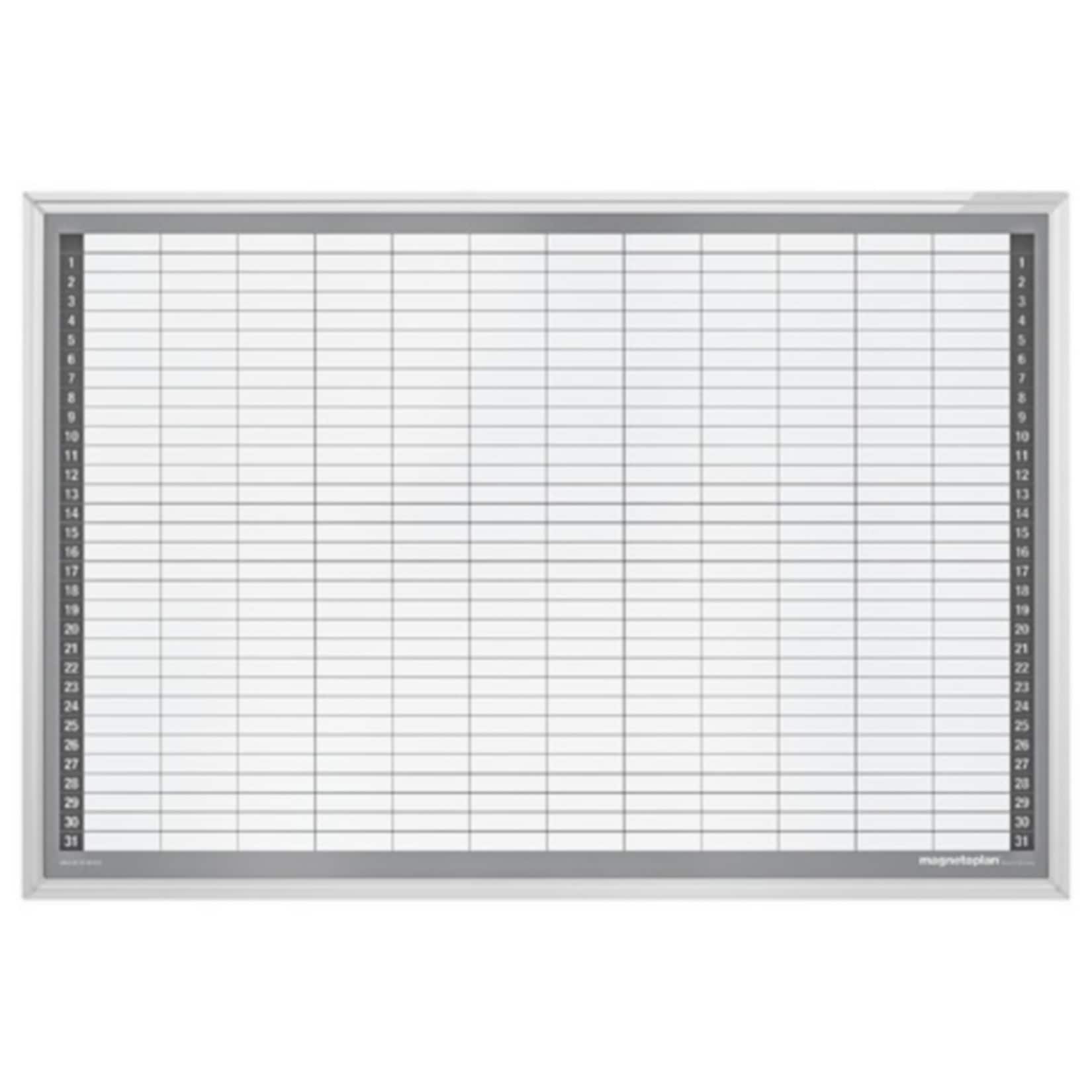 magnetoplan Monatsplaner 900 x 600 mm - Typ CC - Bild 1