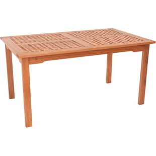 Merxx Gartentisch Lima aus Eukalyptusholz, 147 x 90 cm 