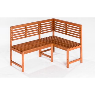 Merxx Eckbank aus Eukalyptusholz 