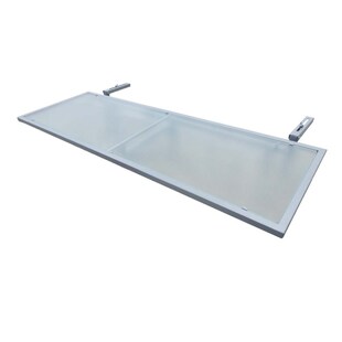 Merxx Balkonhängetisch, Glas 120 x 40 