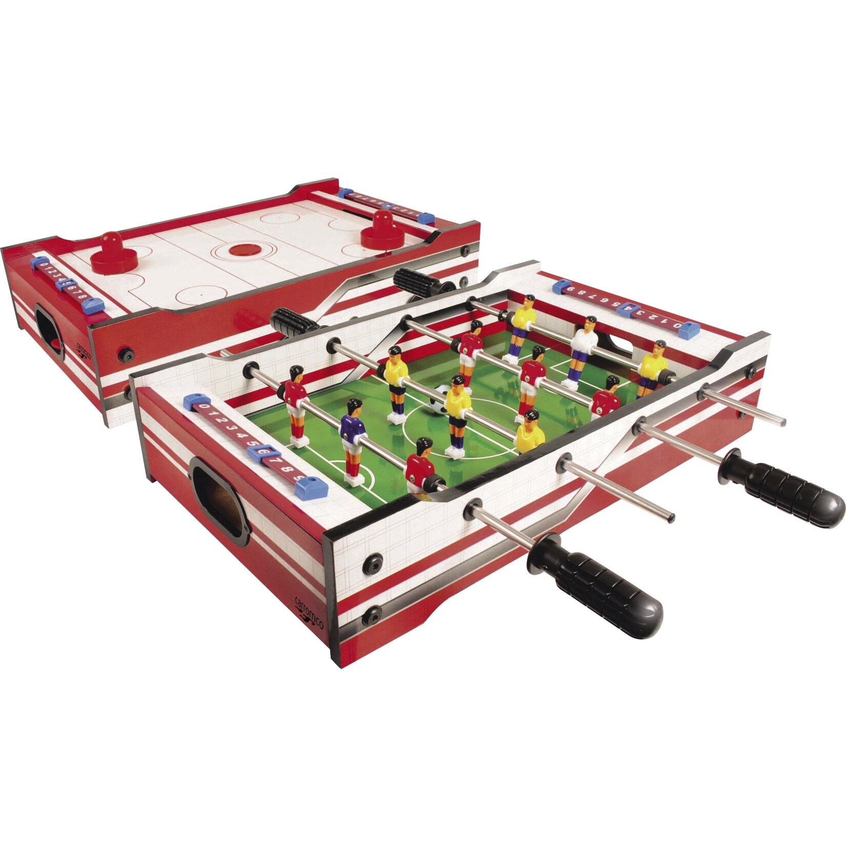 Carromco Multi-Spiel-Flip-XM, Tischauflage 2in1 