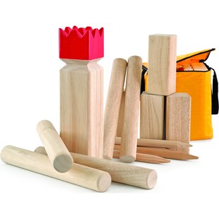 Carromco Wikinger Schach Classic, Gummibaumholz 