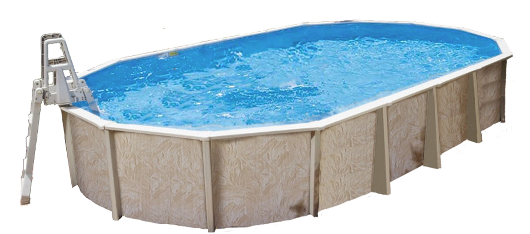 Interhiva Diana Aufstellbeckenset Ovalform 730 x 360 x 132 cm 