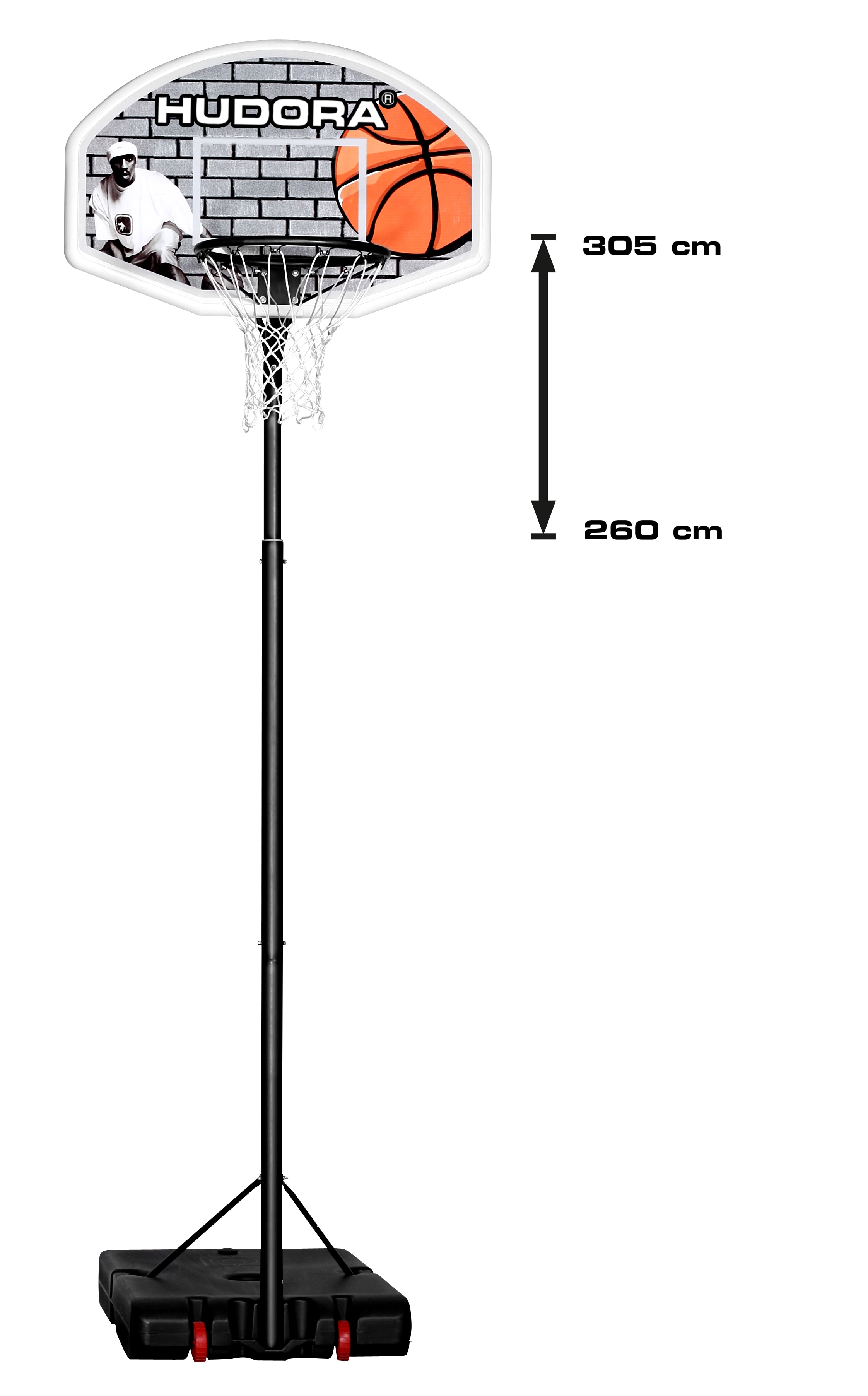 HUDORA Basketballst&auml;nder PRO XXL 305 