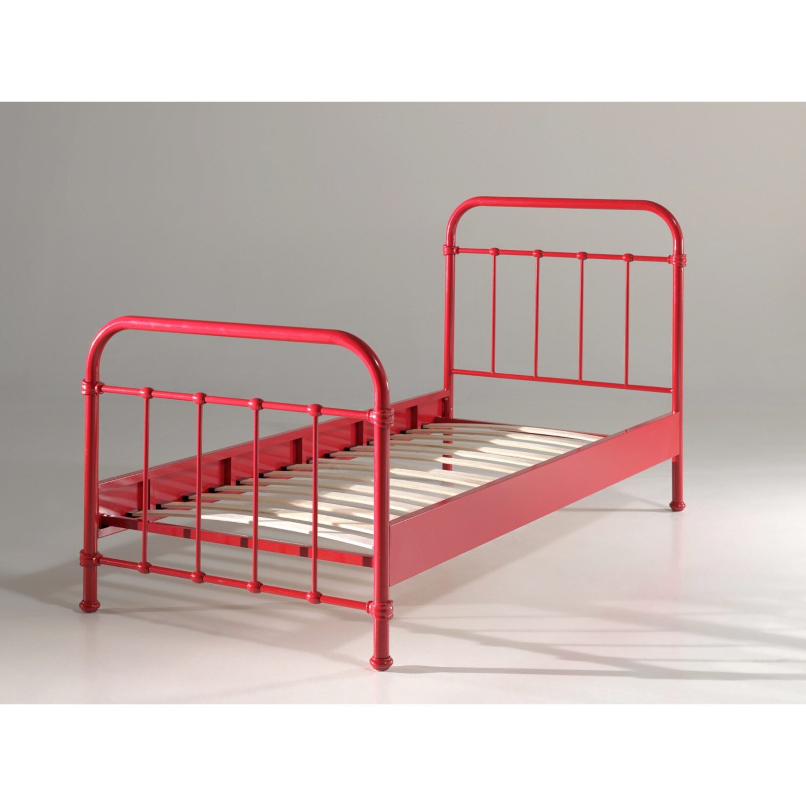 Vipack Metallbett New York 90x200 cm, rot