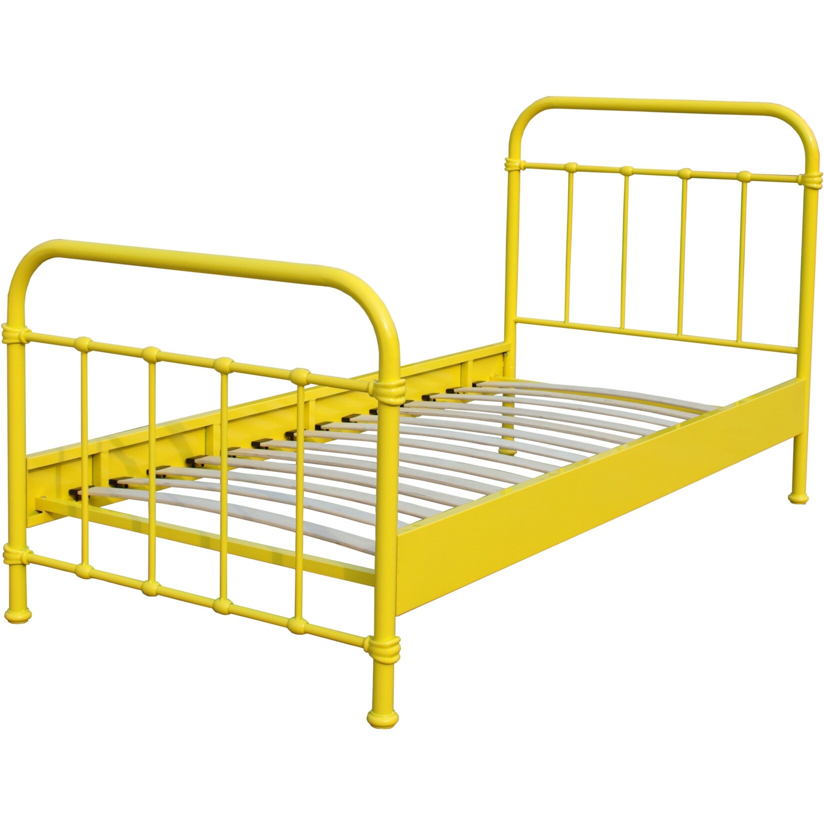 Vipack Metallbett New York 90x200 cm, gelb 