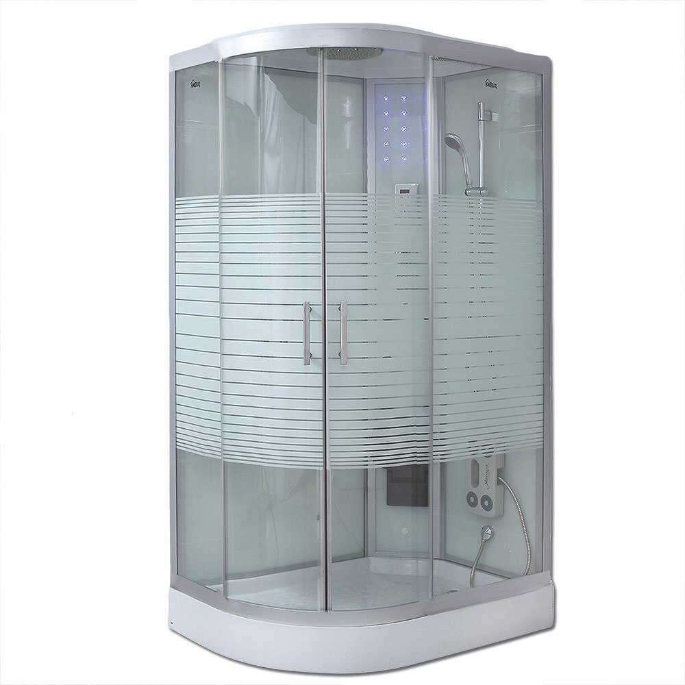 Home Deluxe Duschkabine White Pearl 120 x 80 cm, links