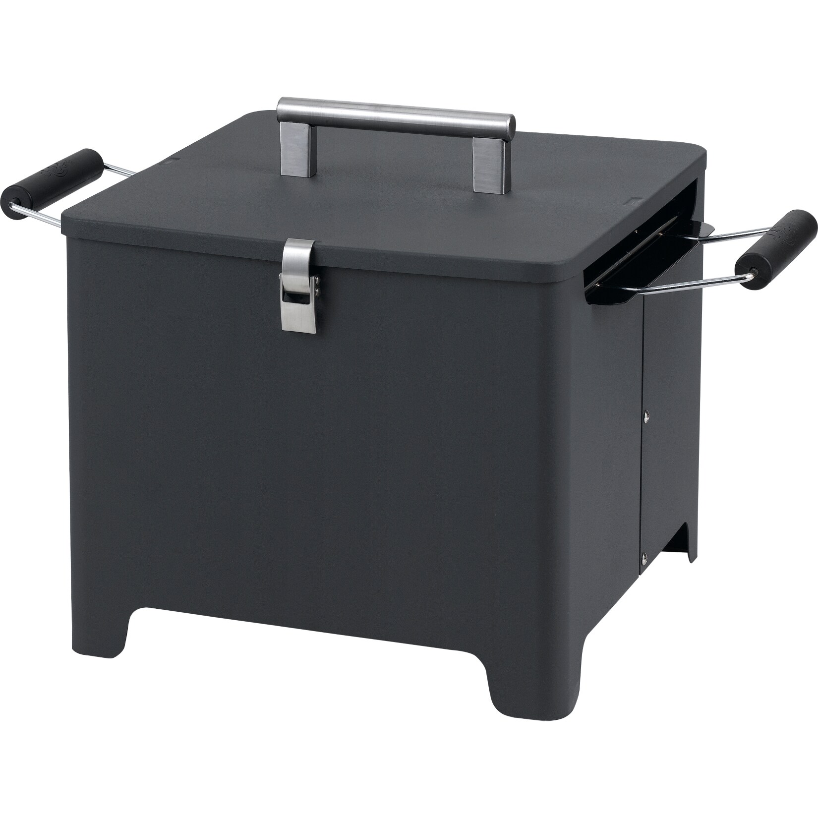 Tepro "Cube" Chill&Grill Holzkohlegrill anthrazit 