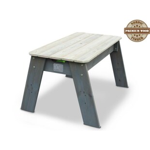 EXIT Aksent Sand- und Wassertisch mit Sonnenschirm und Gartenwerkzeugen 