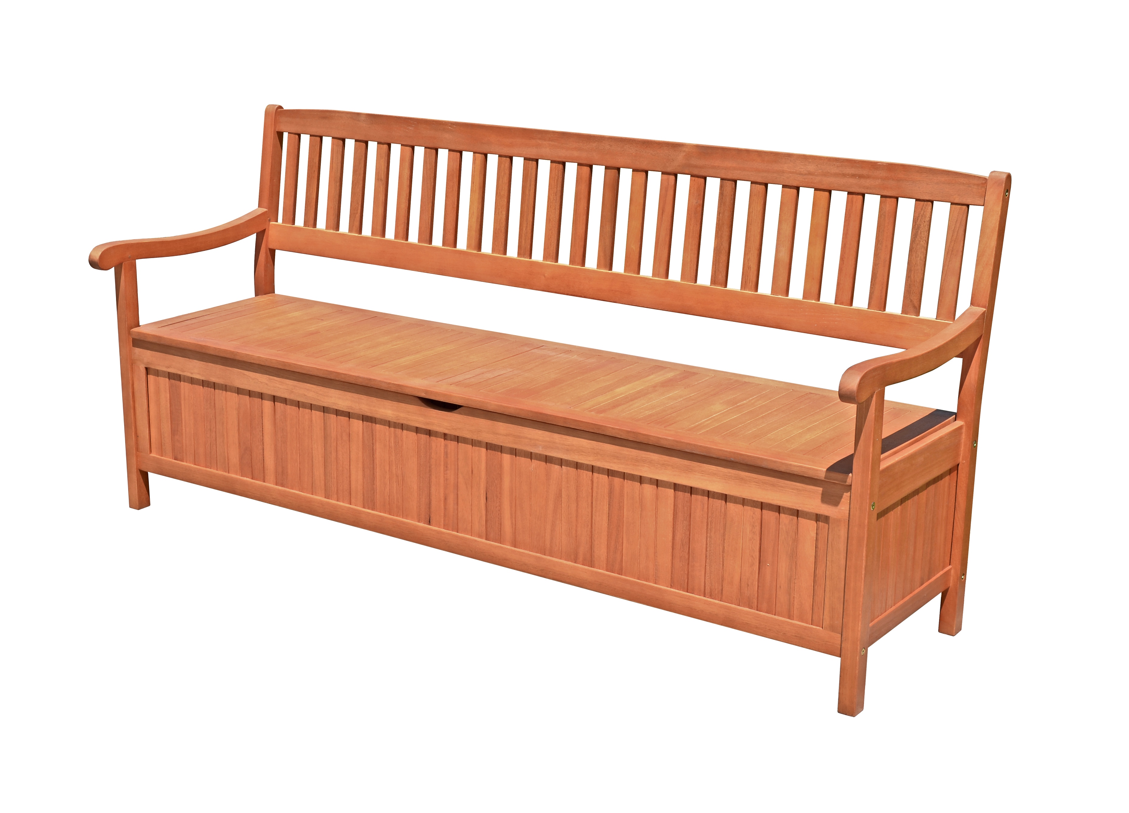 Garden Pleasure Gartenbank Houston 4-Sitzer mit Staufach 