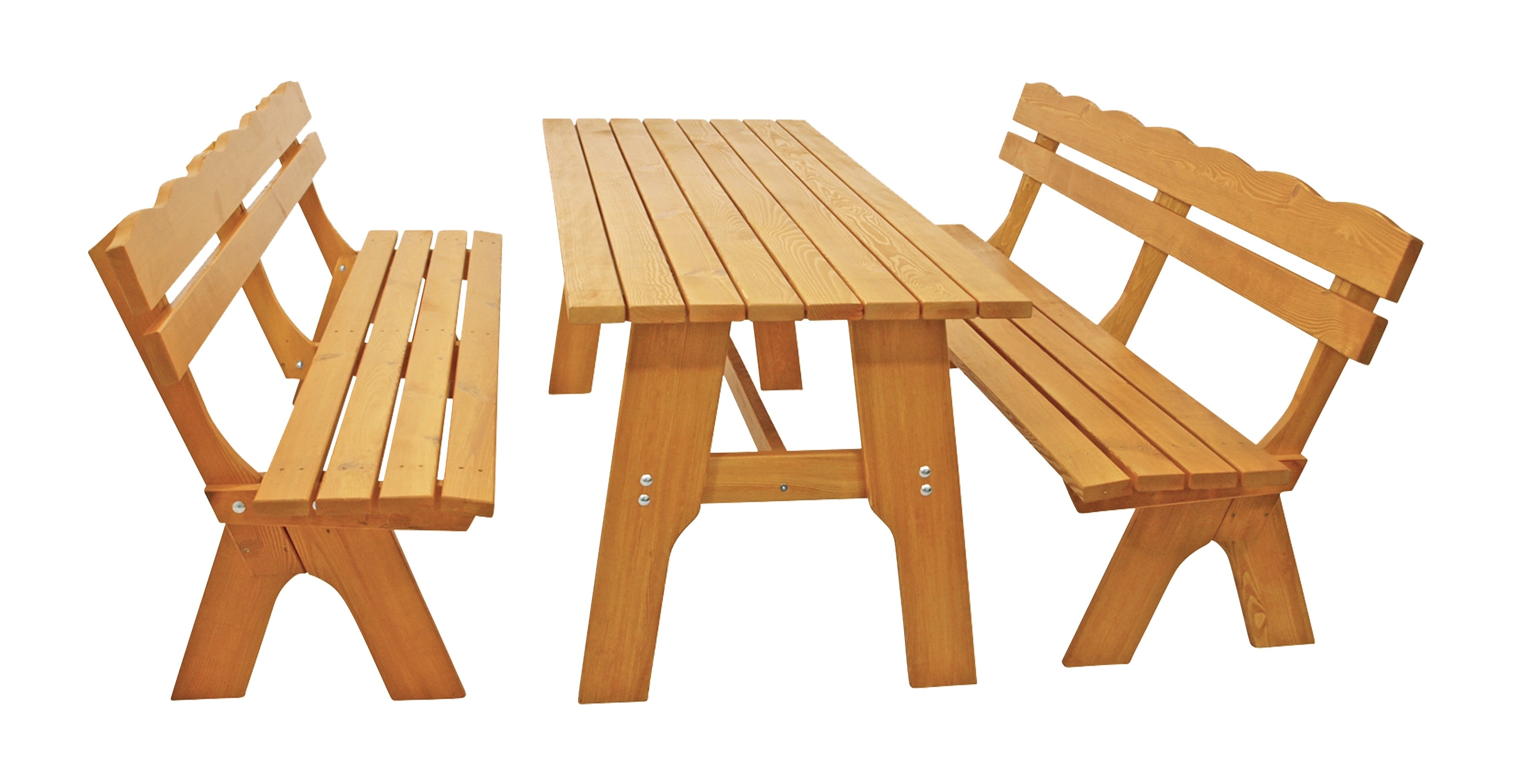 Garnitur FREITAL  3-teilig 200cm, Kiefer 