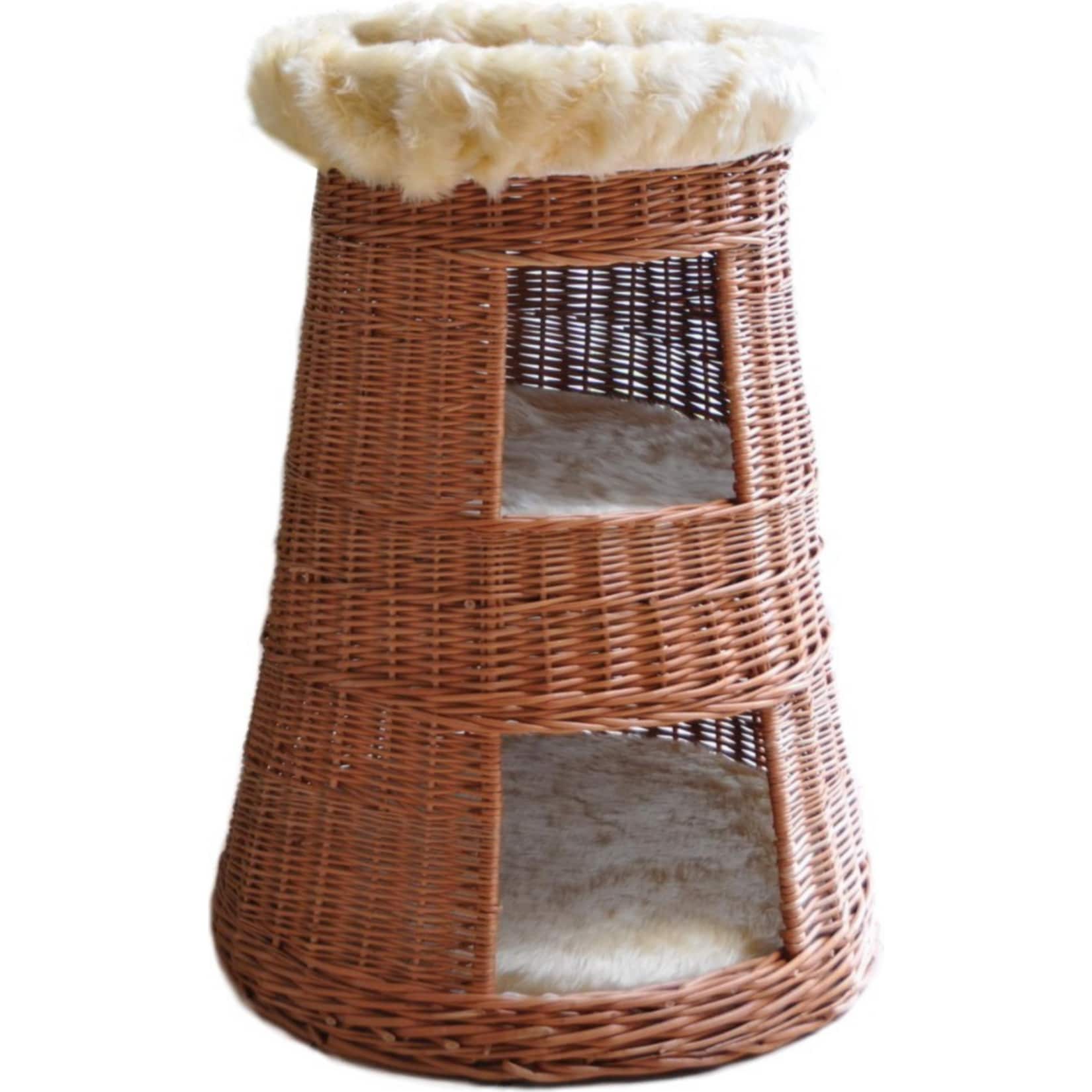 Doppel-Korbturm f&uuml;r Katzen 