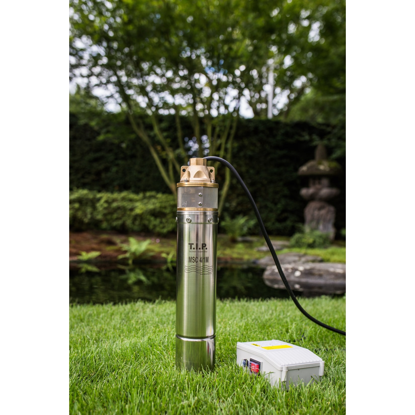 T.I.P. MSC 4/1 M (15m H07 RN-F) Peripher-Tiefbrunnenpumpe 