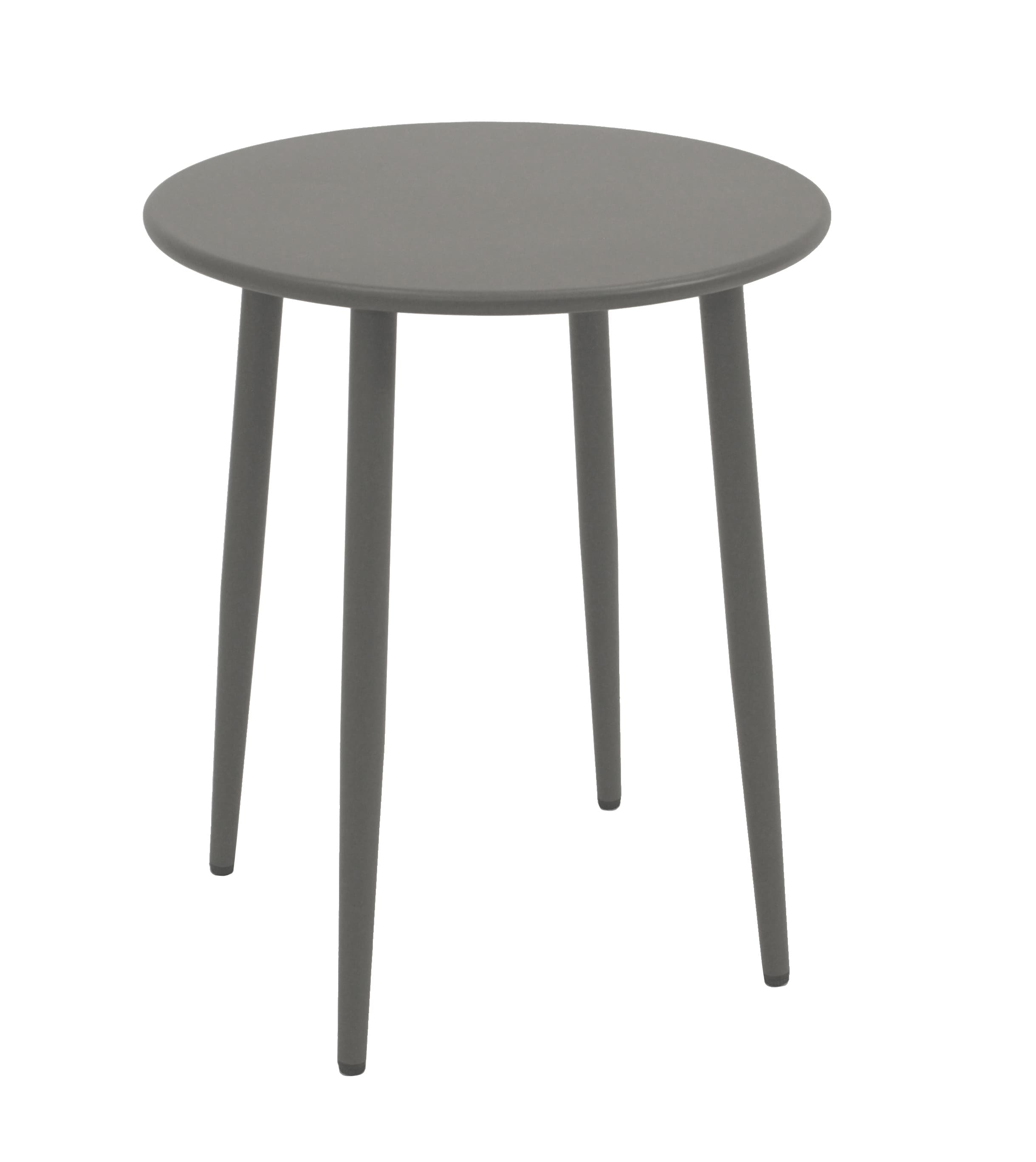 Bistrotisch DENVER 60cm rund, Metall grau 