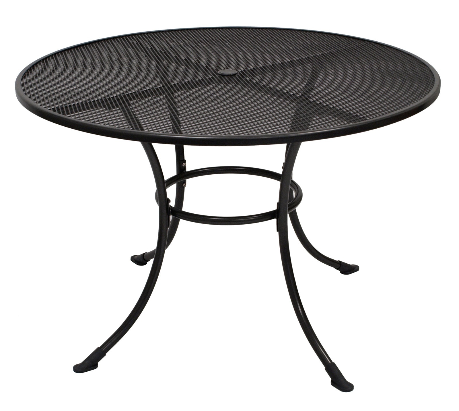 Tisch RIVO 110cm rund, Streckmetall eisengrau 