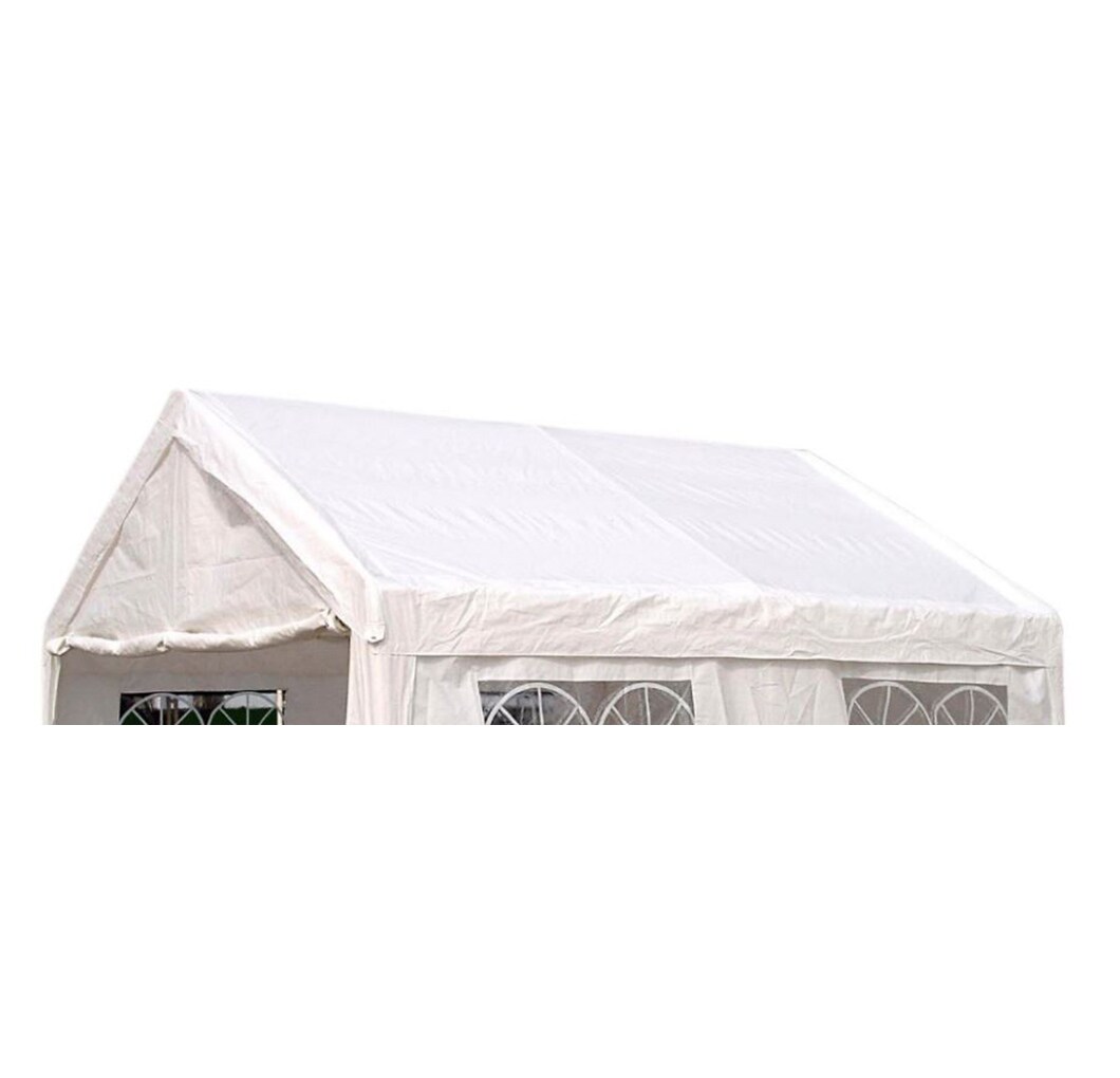 Ersatzdach / Dachplane PALMA für Zelt 4x4 Meter, PE weiss /m², incl. Spanngummis