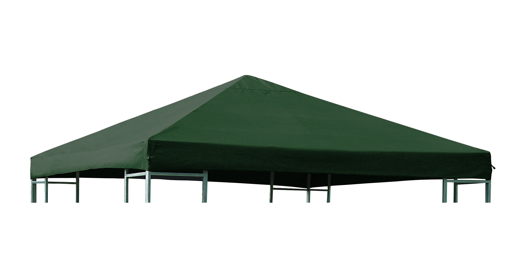 Ersatzdach f&uuml;r Metall- und Alupavillon 3x3 Meter gr&uuml;n, wasserdicht PVC-beschichtet 