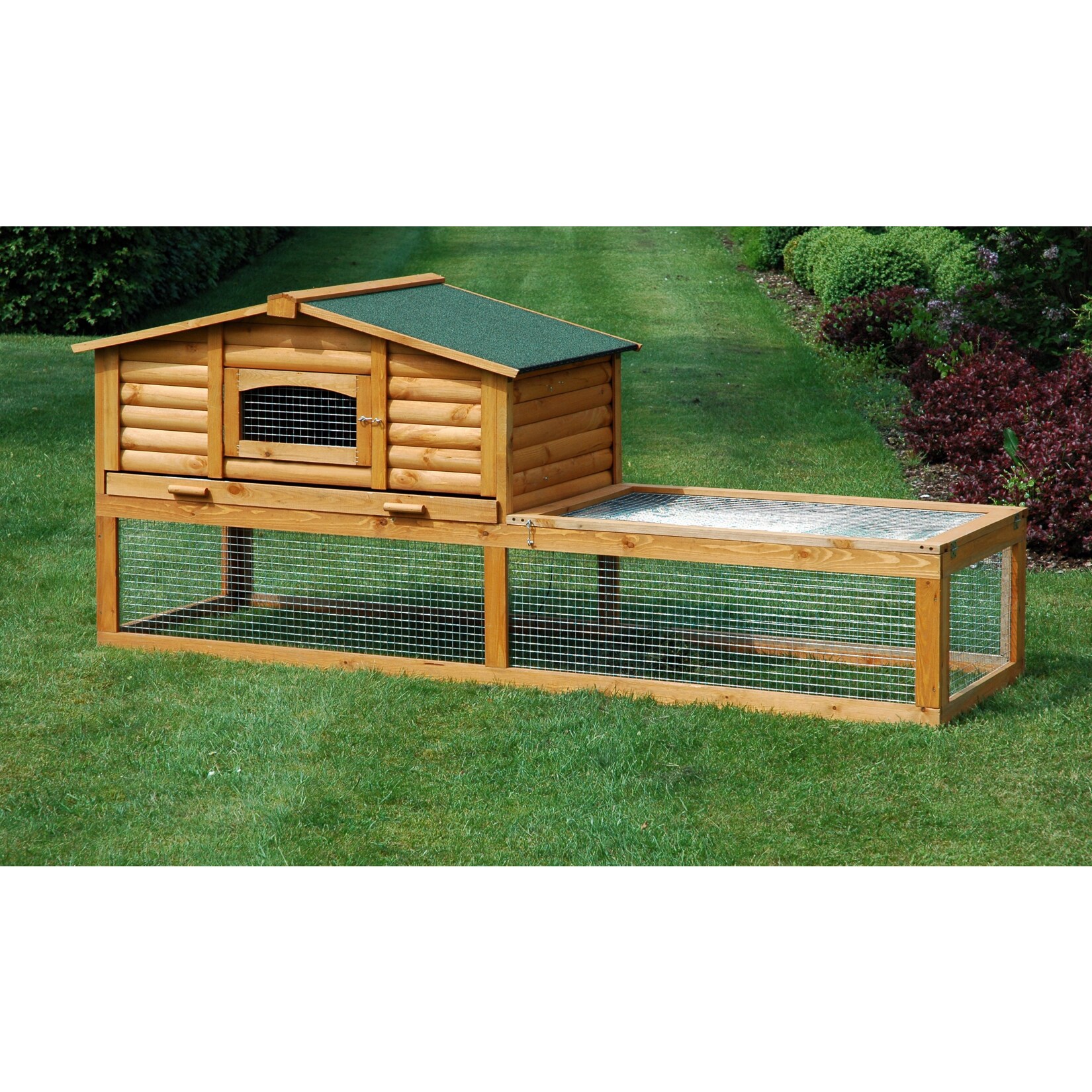 Dobar Gro&szlig;traum Kleintierstall inkl. gro&szlig;em Freigehege 