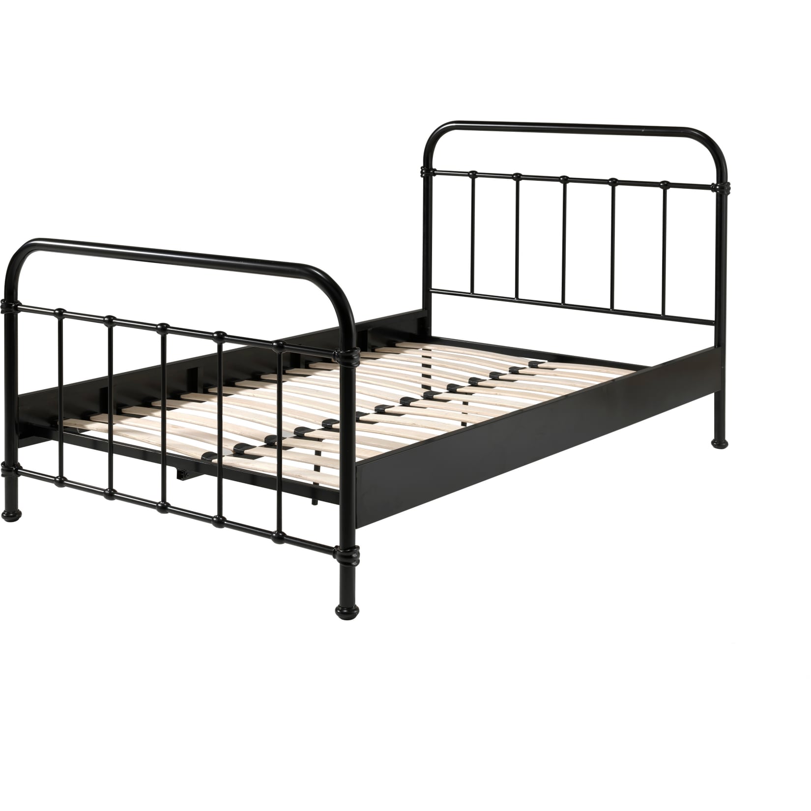 Vipack Metallbett New York 120x200 cm, schwarz 