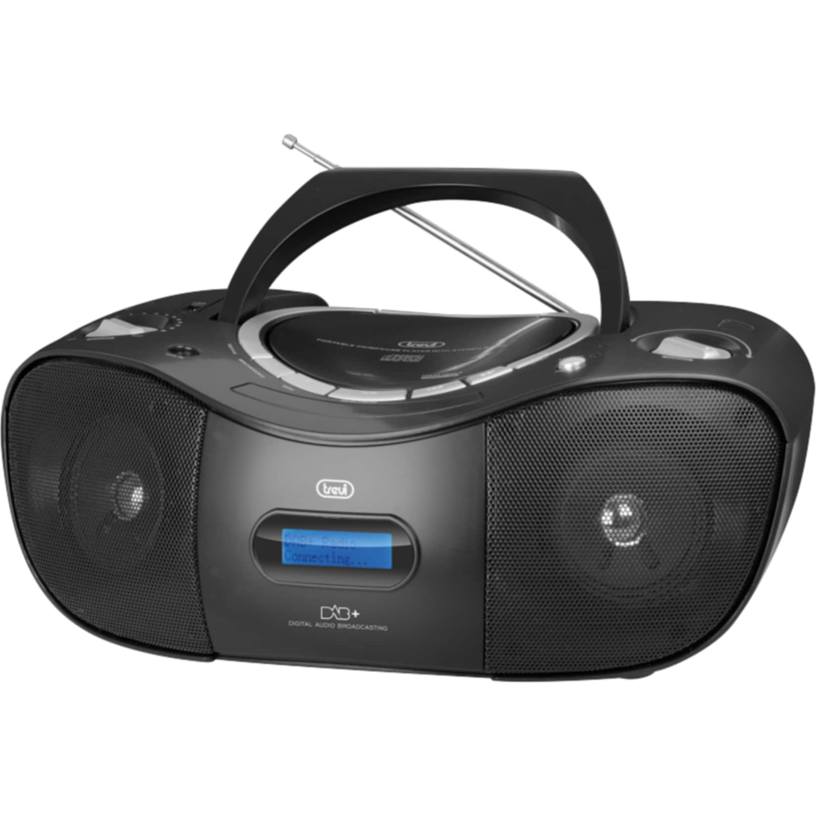 Trevi CMP 582 DAB Boombox mit CD, USB, DAB, DAB+ - schwarz 