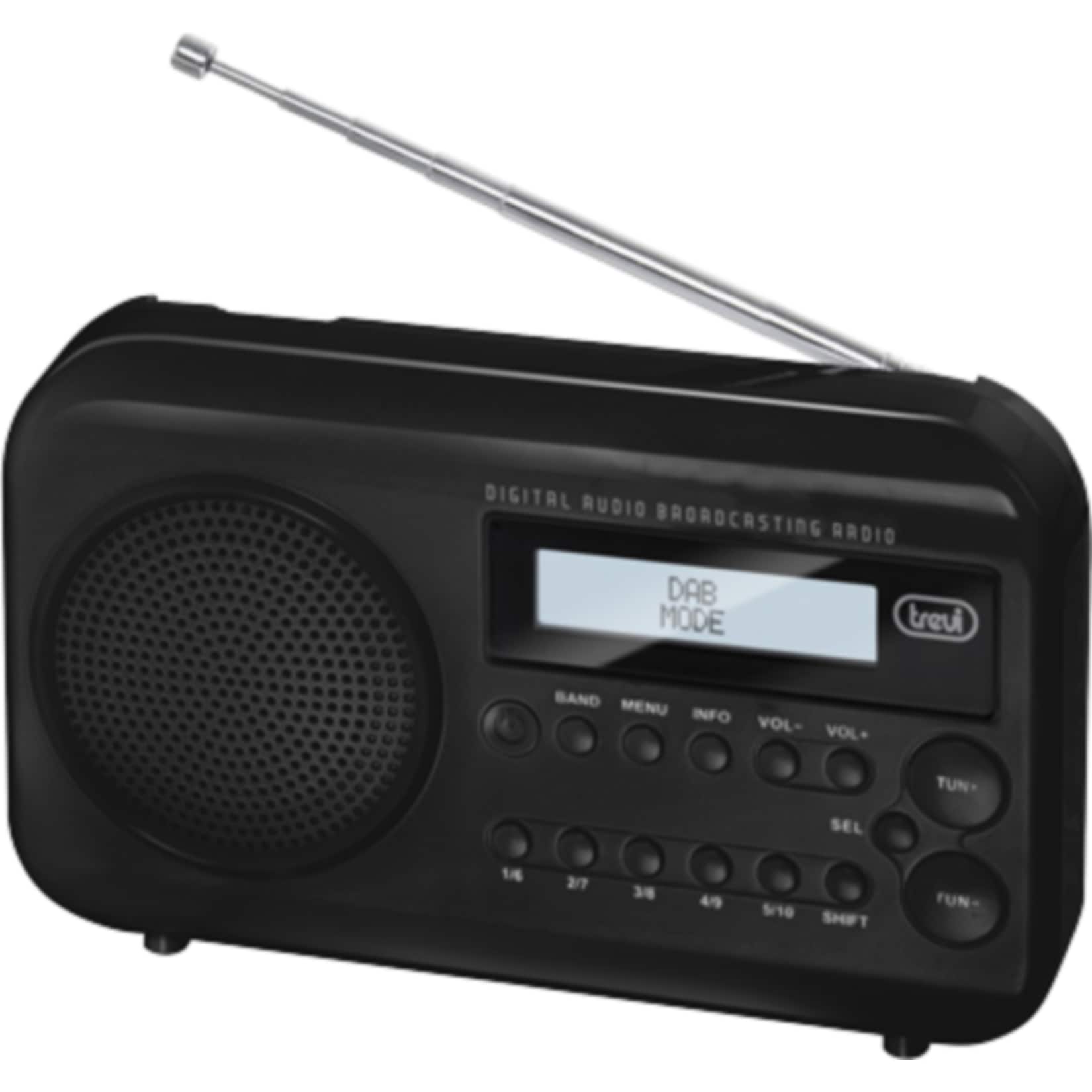 Trevi DAB 790 R DAB/DAB+ und FM-Radio mit RD - schwarz 