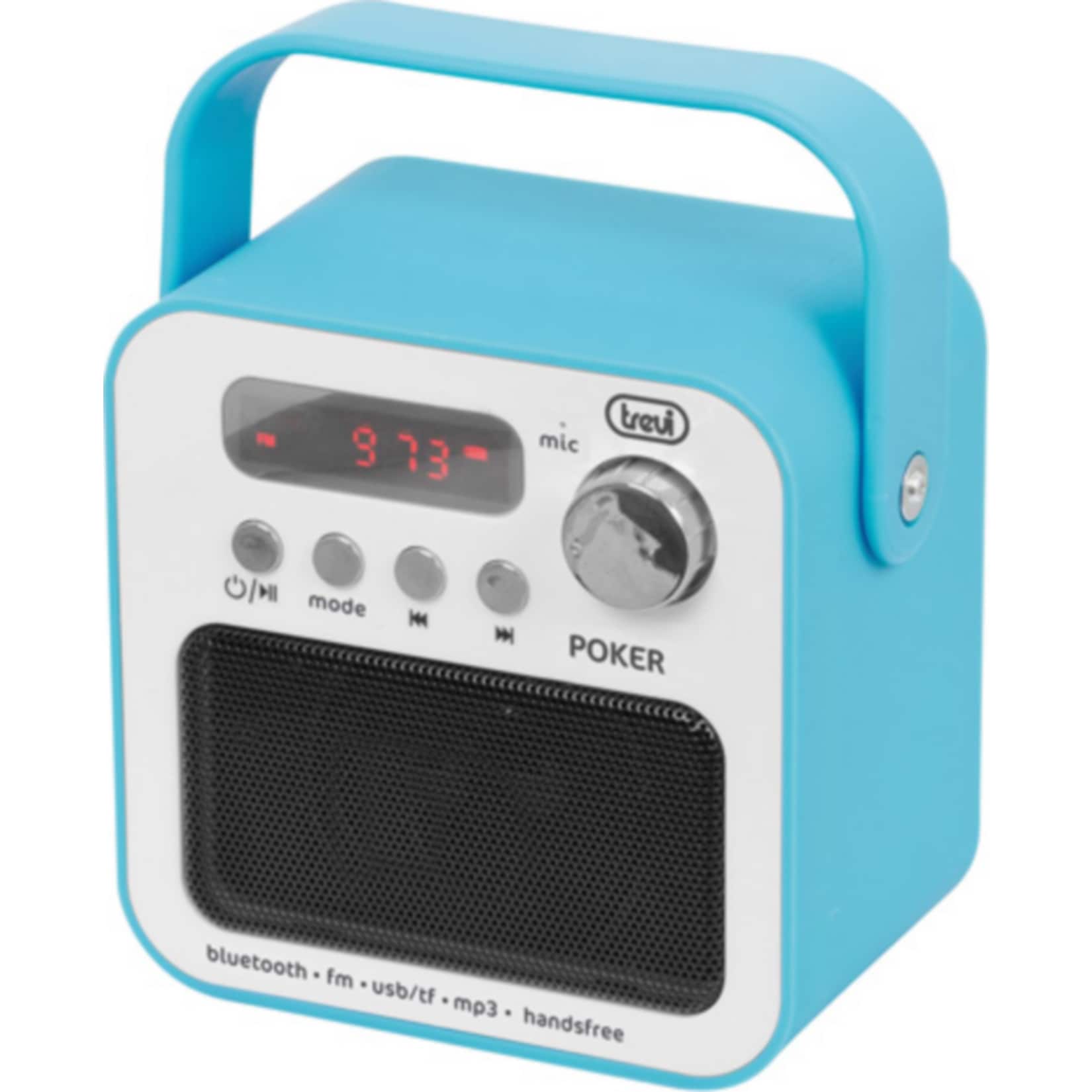 Trevi DR 750 BT tragbares Radio - blau 