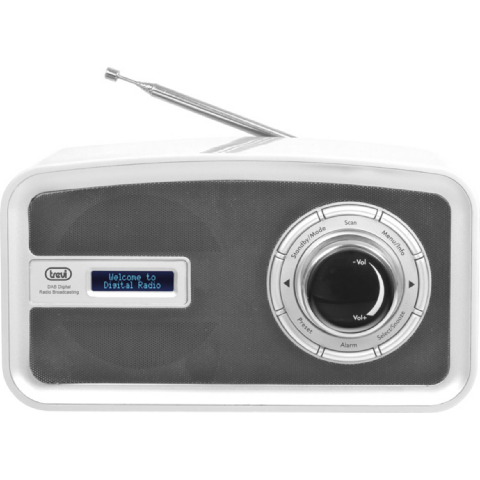 Trevi DR 792 R DAB/DAB+ und FM-Radio mit RDS - wei&szlig; 