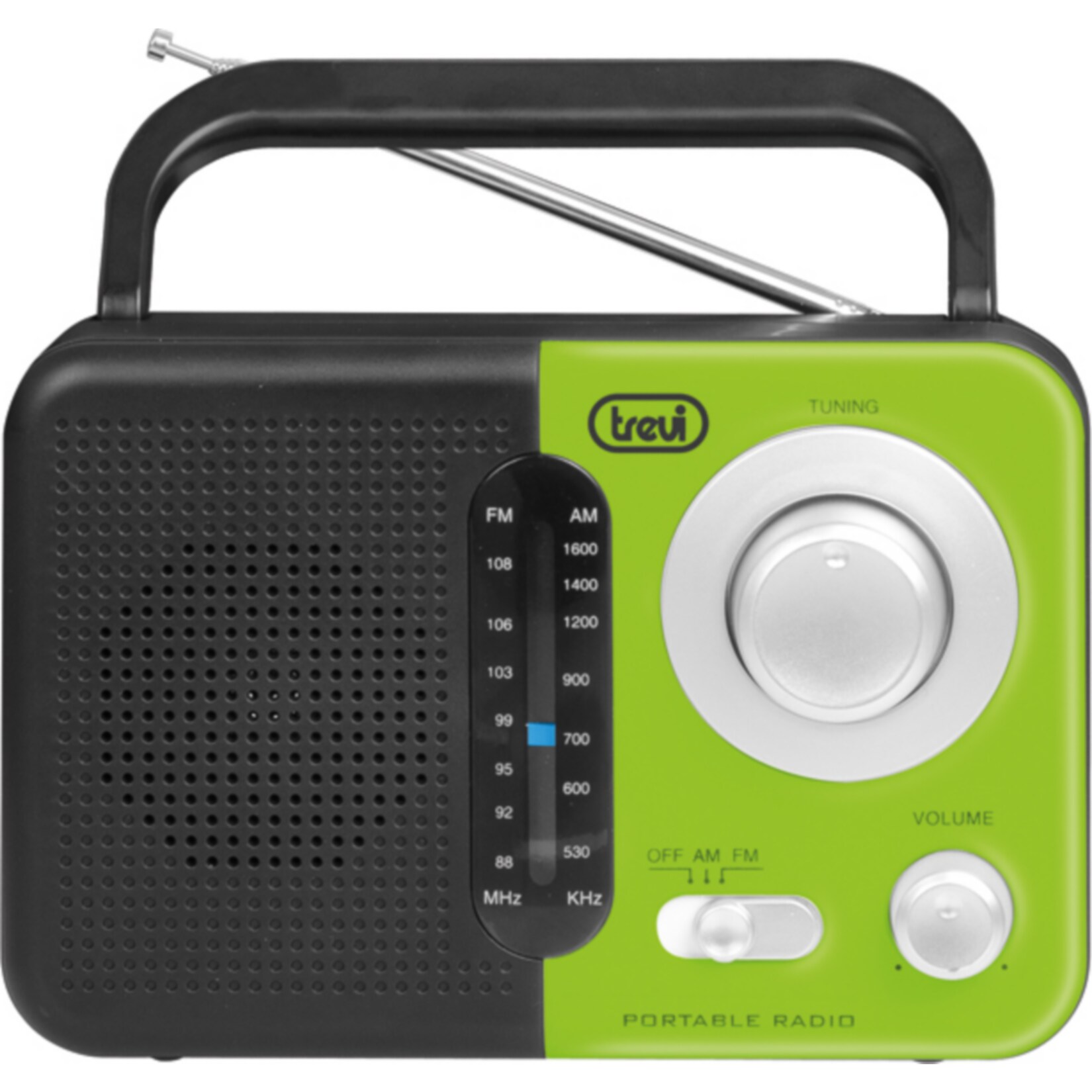 Trevi RA 768 S portables 2 Band AM/FM-Radio - gr&uuml;n 